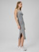 mini: Damska sukienka dzianinowa 4F 4FWSS26TDREF184 - szara (3)