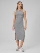 mini: Damska sukienka dzianinowa 4F 4FWSS26TDREF184 - szara (6)