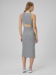 mini: Damska sukienka dzianinowa 4F 4FWSS26TDREF184 - szara (7)