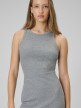 mini: Damska sukienka dzianinowa 4F 4FWSS26TDREF184 - szara (4)