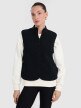 mini: Damski bezrękawnik polarowy sherpa 4F 4FWAW25TVESF155 - czarny (1)