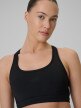 mini: Damski biustonosz treningowy 4F 4FRSS26USBAF270 - czarny (4)