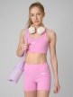  4F Damski biustonosz treningowy 4F 4FRSS26USBAF270  różowy Różowy
