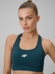 mini: Damski biustonosz treningowy 4F 4FRSS26USBAF270 - turkusowy (4)
