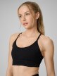 mini: Damski biustonosz treningowy 4F 4FRSS26USBAF271 - czarny (4)