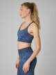 mini: Damski biustonosz treningowy 4F 4FRSS26USBAF289 - turkusowy (3)