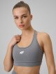 mini: Damski biustonosz treningowy 4F 4FRSS26USBAF298 - szary (5)