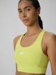 mini: Damski biustonosz treningowy 4F 4FRSS26USBAF326 - limonkowy (2)