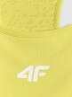 mini: Damski biustonosz treningowy 4F 4FRSS26USBAF326 - limonkowy (12)