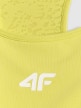 mini: Damski biustonosz treningowy 4F 4FRSS26USBAF326 - limonkowy (9)