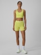 mini: Damski biustonosz treningowy 4F 4FRSS26USBAF326 - limonkowy (3)