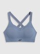 mini: Damski biustonosz treningowy 4F 4FWAW25USBAF180 - niebieski (6)