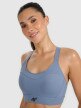 mini: Damski biustonosz treningowy 4F 4FWAW25USBAF180 - niebieski (4)