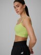 mini: Damski biustonosz treningowy 4F 4FWSS26USBAF207 -  limonkowy (3)