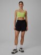 mini: Damski biustonosz treningowy 4F 4FWSS26USBAF207 -  limonkowy (6)