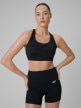  4F Damski biustonosz treningowy 4F 4FWSS26USBAF222  czarny Czarny