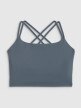mini: Damski crop-top do jogi 4F 4FWSS26TFSLF0745 - denim (7)