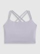 mini: Damski crop-top do jogi 4F 4FWSS26TFSLF0745 - fioletowy (7)