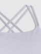 mini: Damski crop-top do jogi 4F 4FWSS26TFSLF0745 - fioletowy (8)