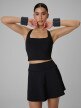 mini: Damski crop-top treningowy 4F 4FWSS26TFSLF0751 - czarny (1)