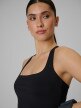 mini: Damski crop-top treningowy 4F 4FWSS26TFSLF0751 - czarny (4)