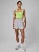 mini: Damski crop-top treningowy 4F 4FWSS26TFSLF0751 - limonkowy (5)