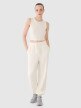 Damski crop top 4F 4FRSS25TSLEF234 - biały