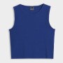 Damski crop top 4F 4FRSS25TSLEF234 - granatowy