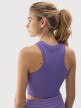 Damski crop top 4F 4FWSS24TSLEF066 - niebieski