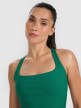 mini: Damski crop top tenisowy 4F 4FRAW25TFSLF091 - zielony (3)