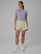 mini: Damski crop top treningowy 4F 4FWSS26TFTSF1806 - fioletowy (6)