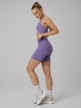 mini: Damski legginsy kolarki treningowe 4F 4FWSS26TFSTF085 - fioletowe (3)