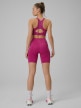 mini: Damski legginsy kolarki treningowe 4F 4FWSS26TFSTF085 - różowe (8)