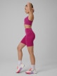 mini: Damski legginsy kolarki treningowe 4F 4FWSS26TFSTF085 - różowe (3)