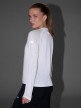 mini: Damski longsleeve do biegania 4F 4FWAW25TFLOF415 - biały (6)