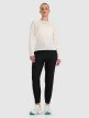 mini: Damski longsleeve do biegania 4F 4FWAW25TFLOF415 - biały (2)
