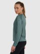 mini: Damski longsleeve do biegania 4F 4FWAW25TFLOF415 - turkusowy (3)