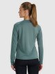 mini: Damski longsleeve do biegania 4F 4FWAW25TFLOF415 - turkusowy (9)