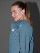 mini: Damski longsleeve do biegania 4F 4FWAW25TFLOF415 - turkusowy (6)