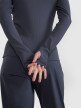 Damski longsleeve do biegania 4F 4FWSS25TFLOF329 - granatowy