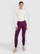 Damski longsleeve do jogi 4F 4FWSS25TFLOF403 - biały