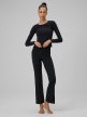 mini: Damski longsleeve do jogi 4F 4FWSS26TFLOF501 - czarny (2)