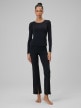 mini: Damski longsleeve do jogi 4F 4FWSS26TFLOF501 - czarny (5)