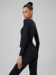 mini: Damski longsleeve do jogi 4F 4FWSS26TFLOF501 - czarny (3)