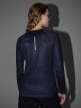 Damski longsleeve kolarski 4F 4FWSS25TFLOF344 - granatowy