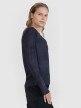 Damski longsleeve kolarski 4F 4FWSS25TFLOF344 - granatowy