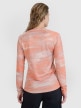 Damski longsleeve kolarski 4F 4FWSS25TFLOF344 - pomarańczowy