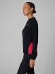 mini: Damski longsleeve trekkingowy 4F 4FRSS26TFLOF624 - czarny (3)