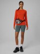 mini: Damski longsleeve trekkingowy 4F 4FWSS26TFLOF495 - pomarańczowy (2)