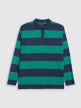 Damski longsleeve w paski 4F 4FRAW25TLONF604 - zielony